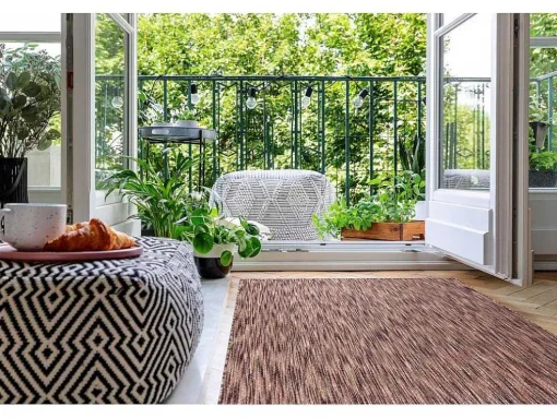 Tapijt Fisy Modern, Sisal 20975A Paars / Rozekleuring 200X290 Cm