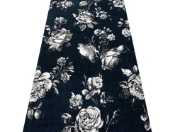 Tapijt Gnab 60642734 Bloemen , Rozekleuringe Blauw / Wit 140X200 Cm
