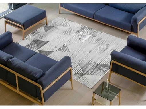Tapijt Lira E1627 Drieho Geometrisch, Structureel, Modern, Glamour - G 200X290 Cm