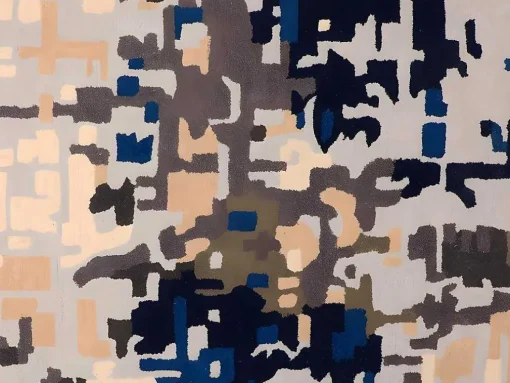 Tapijt Met Geometrisch Design Van 100% Handgeweven Wol - 160 X 230 Cm - Meerdere Kleuren - Irving