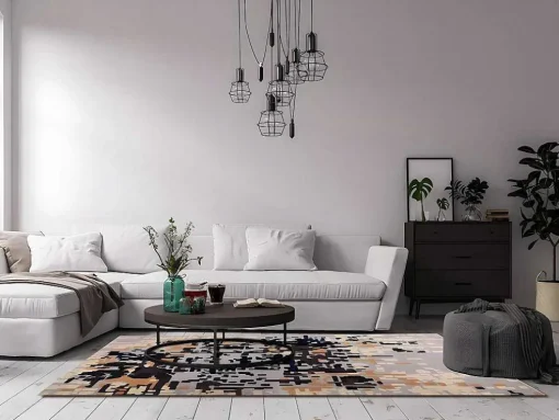 Tapijt Met Geometrisch Design Van 100% Handgeweven Wol - 160 X 230 Cm - Meerdere Kleuren - Irving