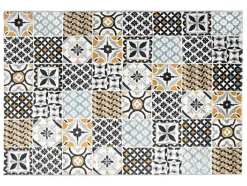 Tapijt Met Vloertegeleffect Ornico - 120 X 170 Cm - Meerkleurig