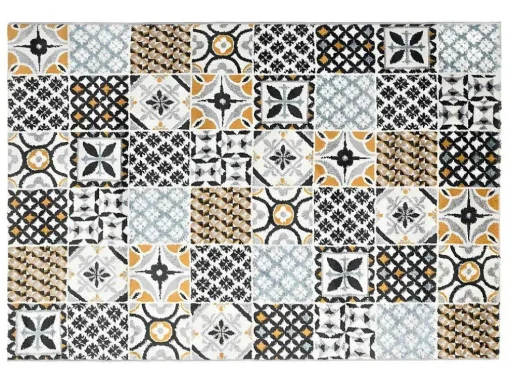 Tapijt Met Vloertegeleffect Ornico - 120 X 170 Cm - Meerkleurig