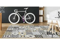 Tapijt Met Vloertegeleffect Ornico - 120 X 170 Cm - Meerkleurig