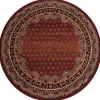 Tapijt Polonia Rond Baron Bordeaux Cercle 200 Cm