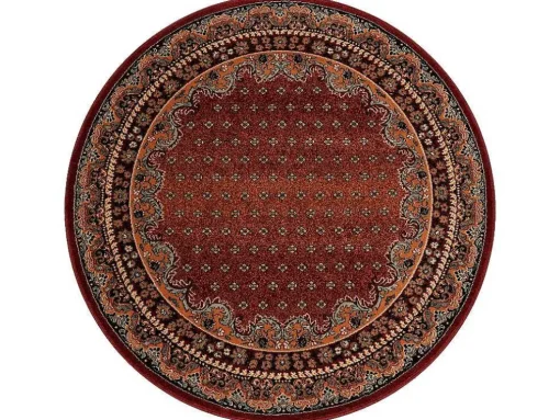 Tapijt Polonia Rond Baron Bordeaux Cercle 200 Cm