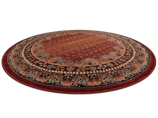 Tapijt Polonia Rond Baron Bordeaux Cercle 200 Cm