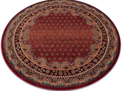 Tapijt Polonia Rond Baron Bordeaux Cercle 200 Cm