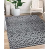Tapijt Structureel Sole D3852 Boho, Diamanten Plat Geweven, Twee Poolh 200X290 Cm