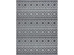 Tapijt Structureel Sole D3852 Boho, Diamanten Plat Geweven, Twee Poolh 200X290 Cm