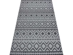 Tapijt Structureel Sole D3852 Boho, Diamanten Plat Geweven, Twee Poolh 200X290 Cm