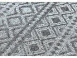 Tapijt Structureel Sole D3852 Boho, Diamanten Plat Geweven, Twee Poolh 200X290 Cm