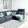Tapijt Van Vinyl Met Bloempatroneneffect Florita - 120 X 180 Cm