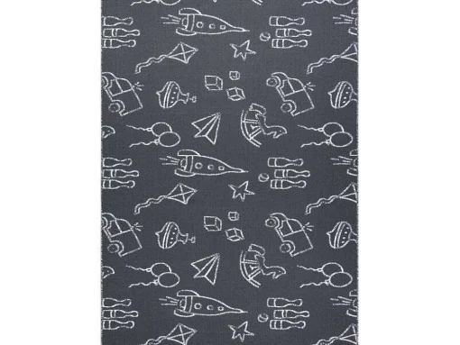 Tapijt Voor Kinderen Toys Speelgoed, Om Mee Te Spelen, Kinderen - Grij 400X500 Cm
