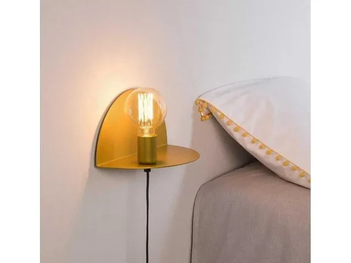 Taranto Wandlamp, Goud, 30 X 15 X 15 Cm, Epikasa