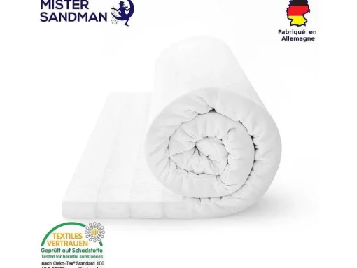 Topmatras 100X190 Cm Met Stevige Ondersteuning - Afneembare En Wasbare Hoes Voor Optimale Hygiene