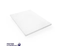 Topmatras 100X190 Cm Met Stevige Ondersteuning - Afneembare En Wasbare Hoes Voor Optimale Hygiene