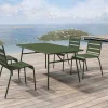 Tuintafel Van Metaal - L160 Cm - Kaki - Mirmande