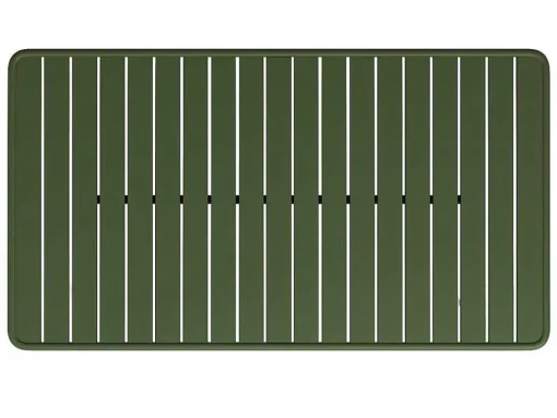Tuintafel Van Metaal - L160 Cm - Kaki - Mirmande