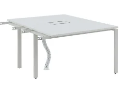 Uitbreiding Voor Bureau Bank 2 Personen - Wit - L120 Cm - Downtown