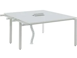 Uitbreiding Voor Bureau Bank 2 Personen - Wit - L140 Cm - Downtown