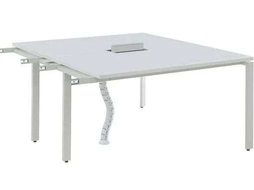 Uitbreiding Voor Bureau Bank 2 Personen - Wit - L140 Cm - Downtown