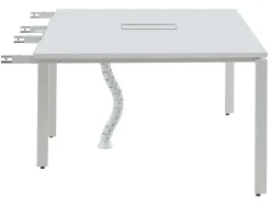 Uitbreiding Voor Bureau Bank 2 Personen - Wit - L120 Cm - Downtown