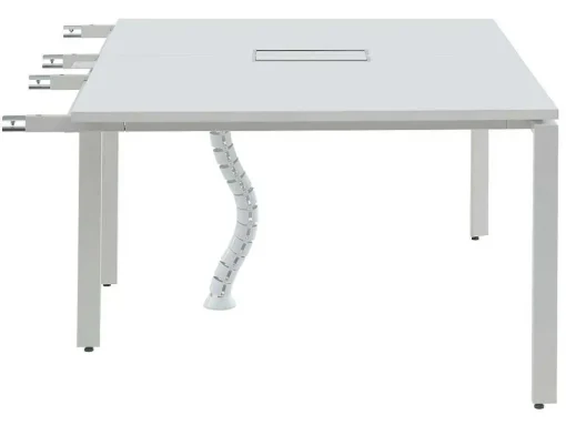 Uitbreiding Voor Bureau Bank 2 Personen - Wit - L120 Cm - Downtown