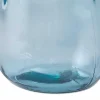 Vaas Dame-Jeanne Van Gerecycleerd Glas Pyrite H. 51 Cm - Transparant Blauw