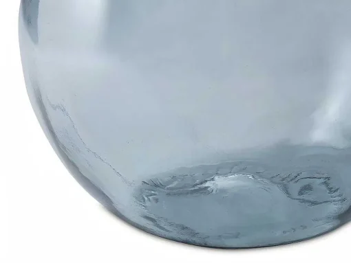 Vaas Dame-Jeanne Van Gerecycleerd Glas Silice 34L - Transparant Blauw
