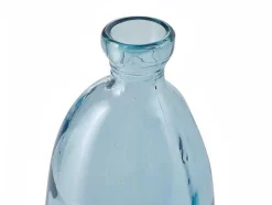 Vaas Dame-Jeanne Van Gerecycleerd Glas Pyrite H. 51 Cm - Transparant Blauw
