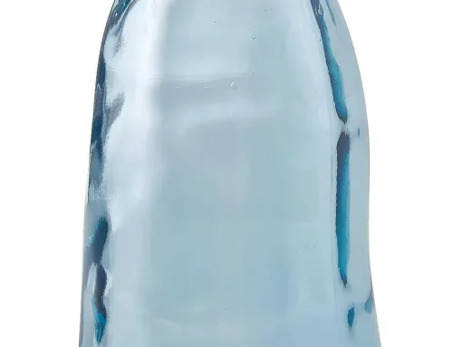 Vaas Dame-Jeanne Van Gerecycleerd Glas Pyrite H. 51 Cm - Transparant Blauw