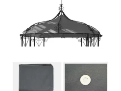 Vervangen Overkapping Voor Pergola Cabrera, Grijs