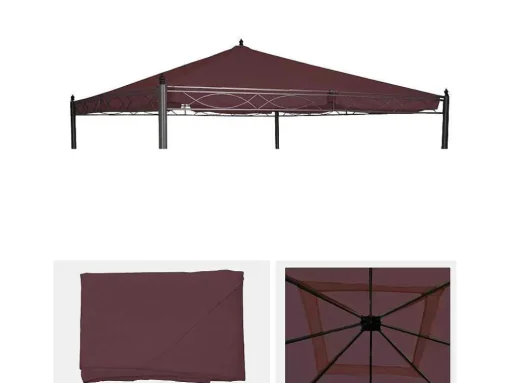 Vervangende Dakbedekking Voor Pergola Calpe Iii, Roodbruin