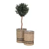 Vinh Planten Schuilplaatsen Set Van 2 Stuks. Buitenshuis Naturel.
