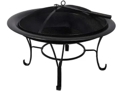 Vuurkorf Van Staal Mizar - D75 X H55 Cm - Zwart