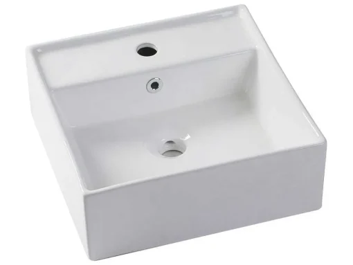 Wastafelmeubel Met Opzetwastafel - Eikenfineer - 80 Cm - Cosmoti