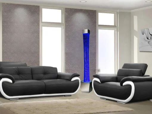 Waterbubbellamp Met Pot Gobie - Led Verlichting Met Kleurveranderingen - H183 Cm