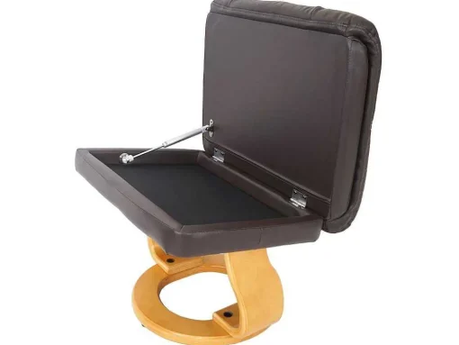 Windsor Xxl Relaxfauteuil Met Kruk, Bruin, Natuurlijk Bruin
