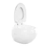Witte Hang-Wc Van Keramiek - Huro Ii